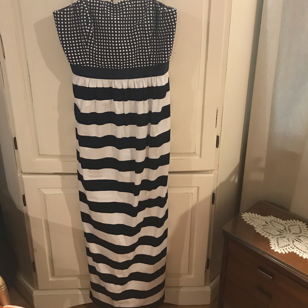 Vineyard Vines Strapless Maxi Dress